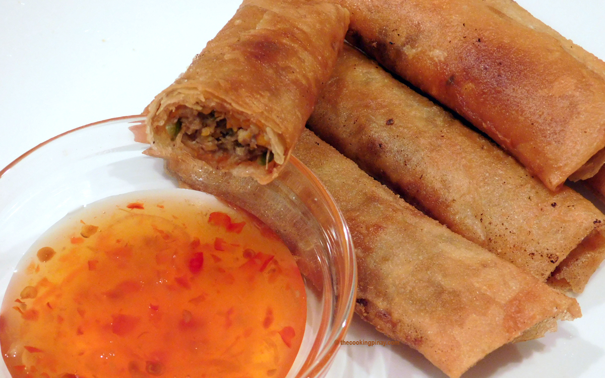 Beef Lumpia Recipe Filipino Egg Rolls The Cooking Pinay