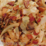 cabbage and potatoes with bacon